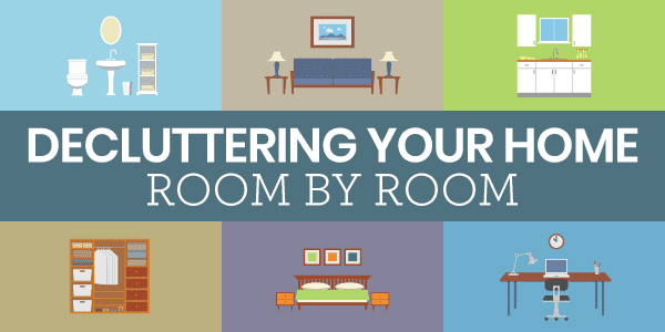 WAYS TO START DE-CLUTTERING YOUR ROOMS!