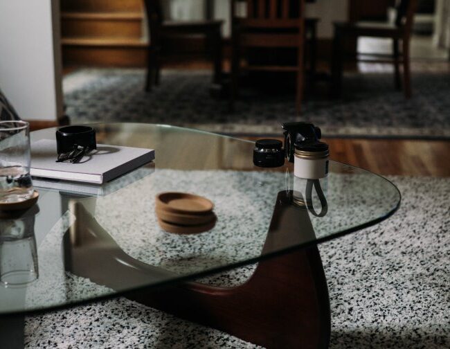 What are the advantages of having glass furniture