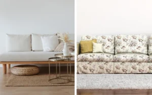 Which sofa is best wooden or fabric