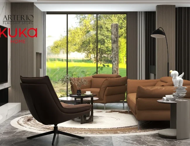 How to match accent chairs with sofa