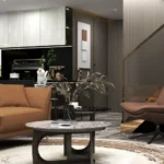 how to arrange living room furniture in open concept